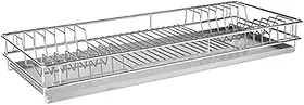 Escorredor De Pratos Embutir 570x75x270mm Mód 600mm Cromado
