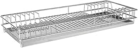 Escorredor De Pratos Embutir 570x75x270mm Mód 600mm Cromado