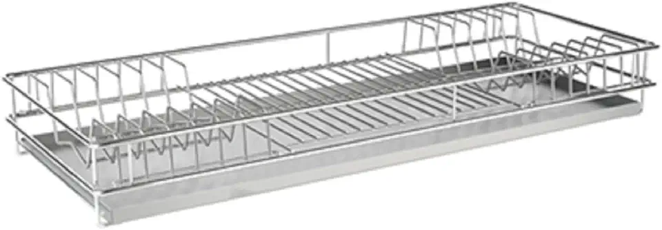 Inovar Metais Escorredor de Pratos Embutir 770x75x270mm Mód. 800mm Cromado