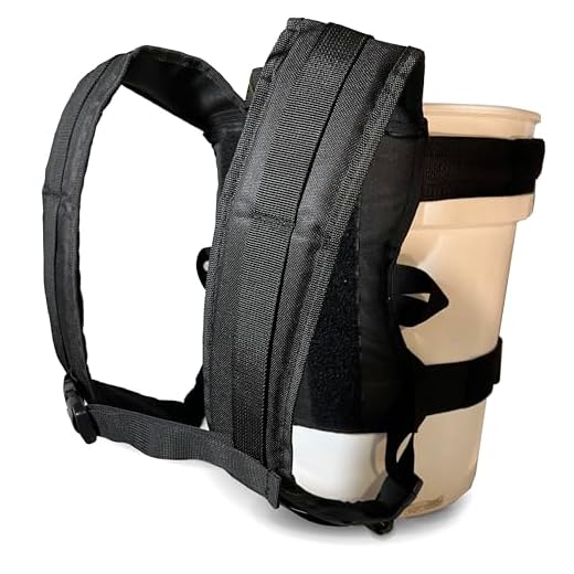Backpack for 5 Gallon Buckets for Ice Fishing, Picking Apples and Sports