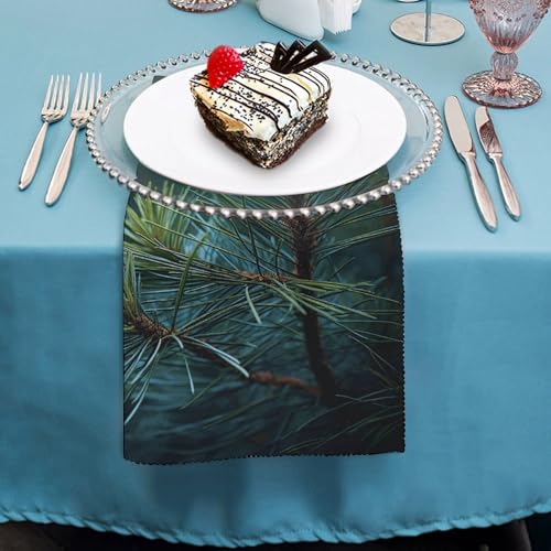 Servilletas de Tela Cuadradas Floral 18.7 in miniatura 4