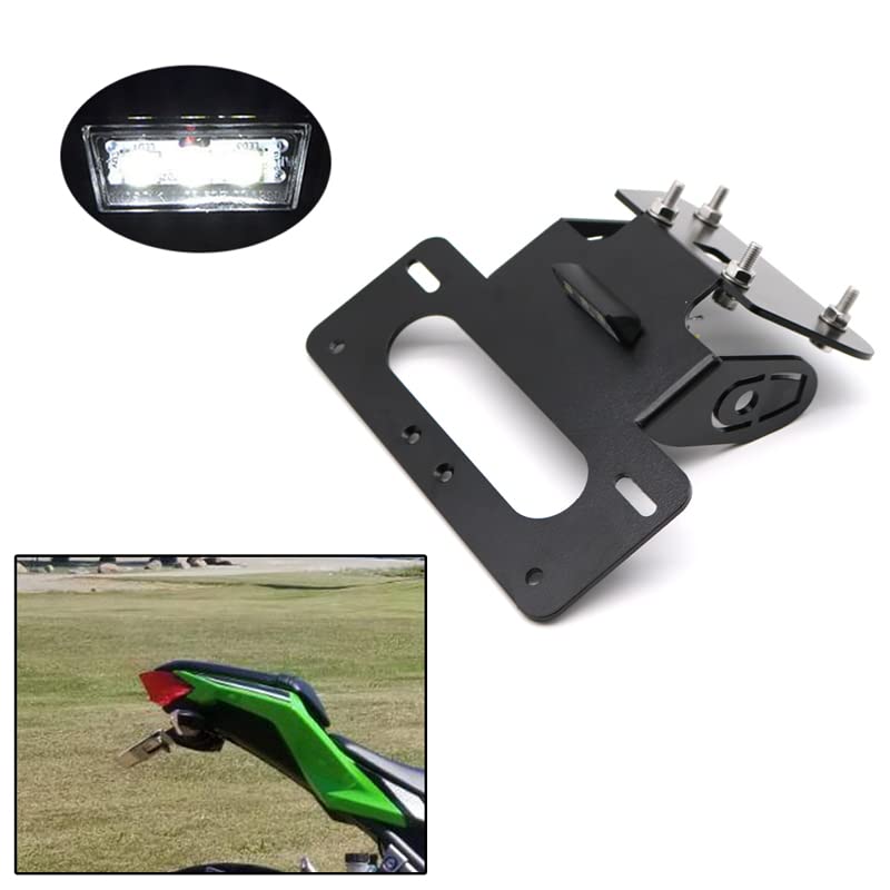 Kennzeichenhalter Motorrad Gebrauch for Kawasaki Ninja 300 EX300. 250. EX250 Z250 Z300 2013-2021 Motorrad-Kennzeichen hinterer Schwanz Tidy Fender-Eliminator