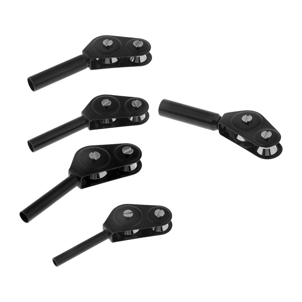 SM SunniMix 5pcs/set Stainless Steel Fishing Rod Roller Guide Fishing