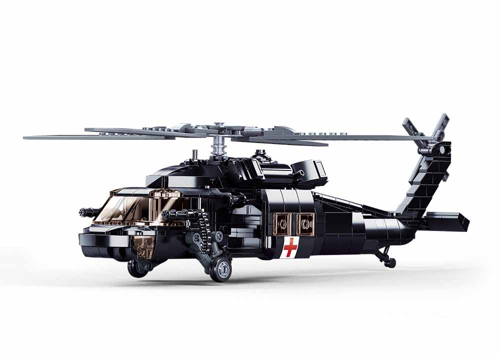 Sluban M38-B1012 ModelBricks-UH-60 Black Hawk 692 pièces
