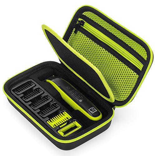 Yinke Tasche Etui für Philips One Blade Face QP2520, QP2630, QP2530, QP2620 Rasierer Bartschneider, Hart Reise Tragen Hülle Cover