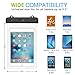 MoKo Waterproof Case, Dustproof Tablet Case Compatible with iPad mini 6 2021, iPad mini 5/4/3/2/1, Galaxy Tab A 8.0/8.4, Tab A7 Lite 8.7, Tab E 8.0, Huawei MatePad M5/T8 up to 8.3 Inches - Clear