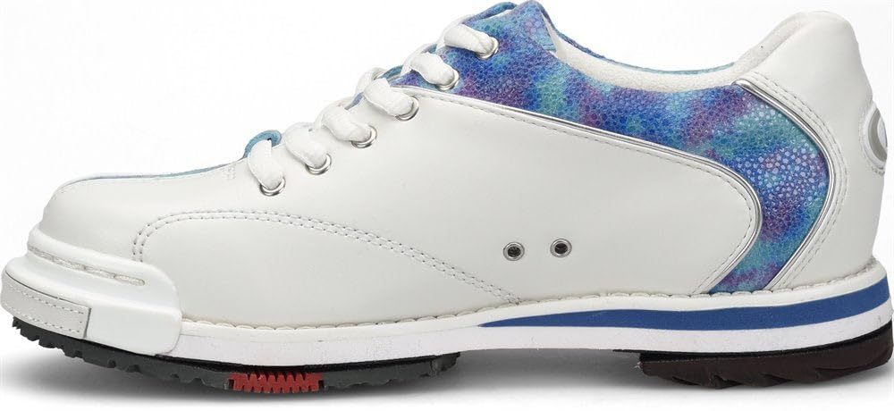 Dexter SST 8 Pro Damen-Bowlingschuhe, Weiß/Blau/Batikfärbung, Bowlingschuhe