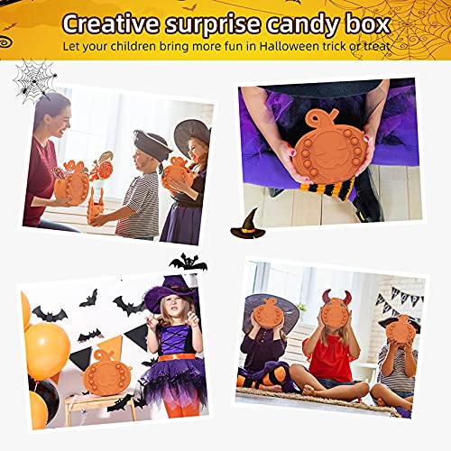 FLY FLQ Pompoen vormige pop it messenger bag, essentieel voor Halloween decoratie, snoep tas, push pop pop Anti-stress… - Image 8