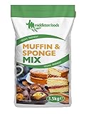 Middleton Foods Vegan Muffin & Sponge Mix 3.5kg – Vegan Baking Mix for Muffins & Cakes – Catering & Foodservice Bulk Pack