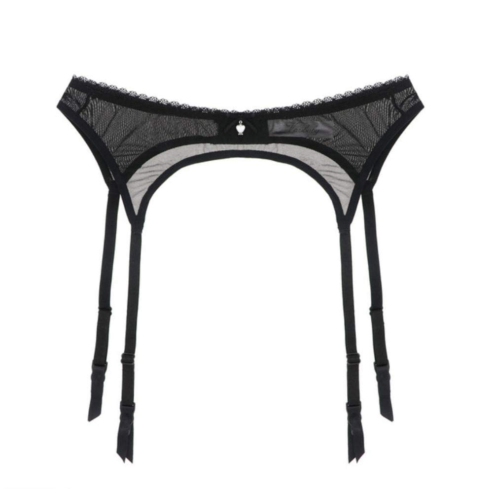 SSXCOWomen Sexy Underwear mesh See-Through Lingerie Bra Black White Beige Women Underwear,Black,XL