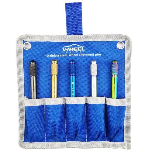 Image of WHEEL CONNECT Wheel Alignment Pin Set, Wheel Hanger, Rim Stud Pilot Pin,Guide Studs. Solid Stainless Steel, Metric M12x1.25, M12x1.5, M14 x 1.25, M14 x 1.5, M15 x 1.25. 1pc Each Size.