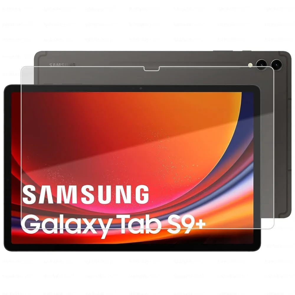 Soezit Designed for Samsung Galaxy Tab S9 Plus/Tab S9+ (12.4 inch) Tempered Glass Screen Protector, Antii Scratch, Bubble Free with Easy Installation Kit - Transparent (B0CFTZ39HS) Amazon Price History, Amazon Price Tracker