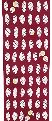 IKS 注染 手ぬぐい 日本製 34×88cm さつまいも 焼き芋 「やきいも」 綿100% 総理生地 (切りっぱなし)