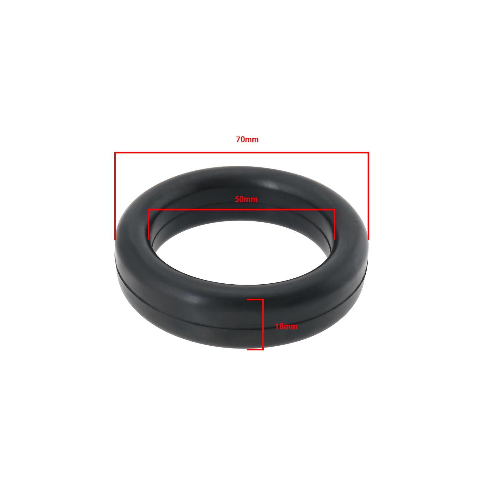 4 Pezzi Gancio Per Marmitta Di Scarico Per Auto Gancio Per Scarico In Gomma EPDM Diametro Esterno 70 Mm Diametro Interno 50 Mm Per Appendere La Scatola Posteriore Di Scarico