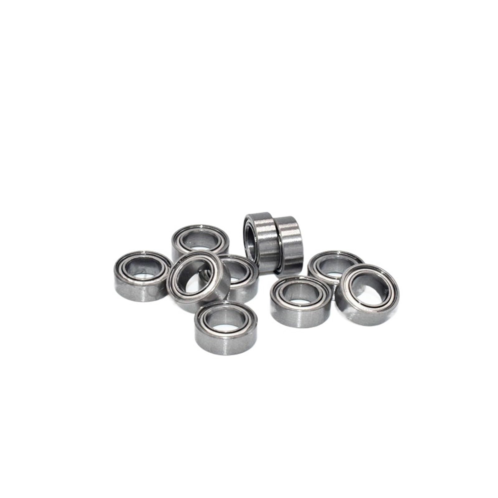 10 Uds MR74ZZ 4 * 7 * 2,5 (mm) 10 Uds. Rodamiento de acero cromado en miniatura sellado de metal