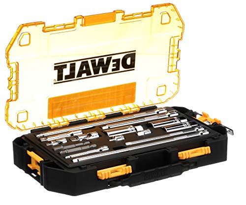 Image of DEWALT Accessory Socket Set, 15-Piece (DWMT73807) & Deep Socket Set, 20-Piece, 3 /8 inch Drive Metric /SAE (DWMT73812)