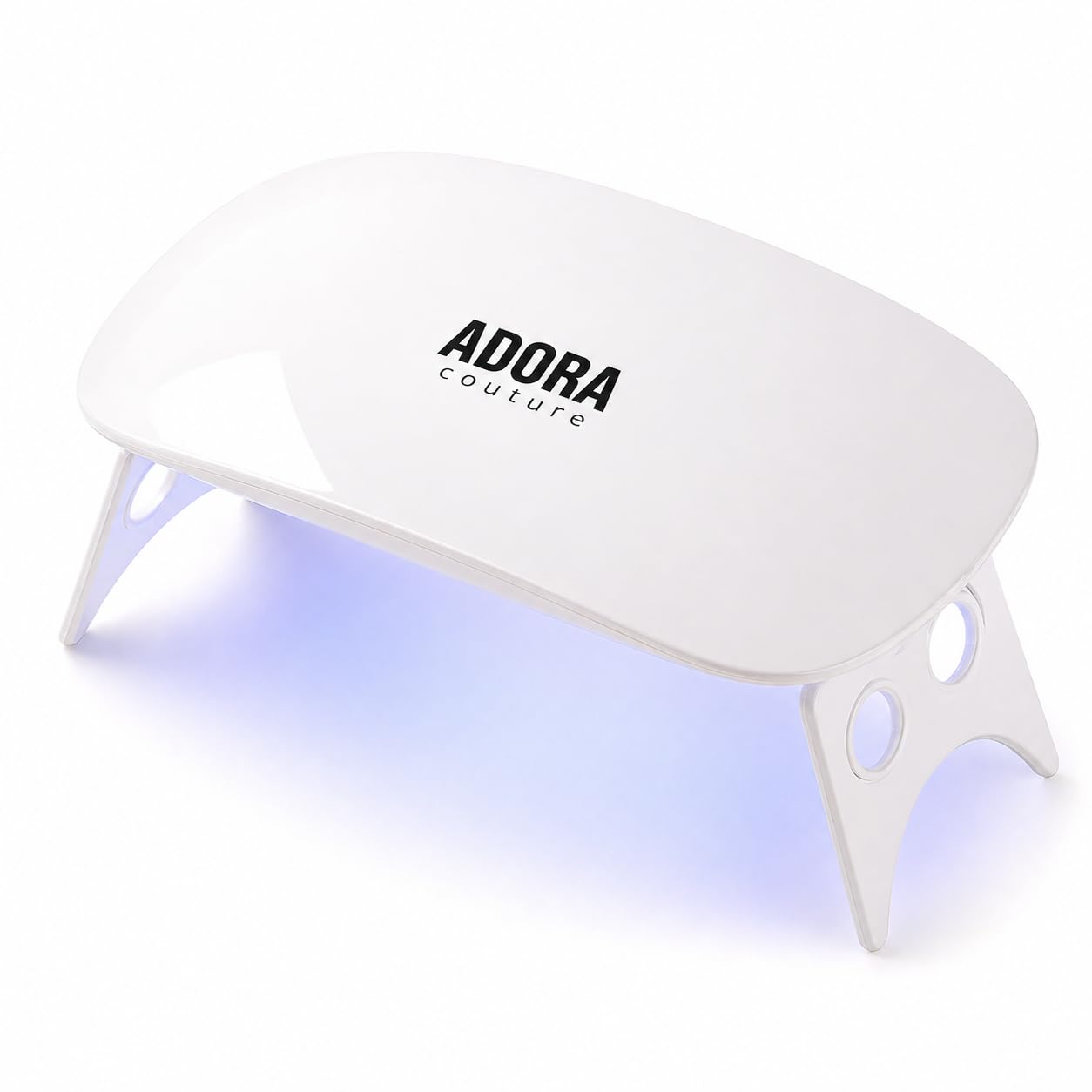 Adora Couture UV Nail Lamp, 6W Lamp, USB UV Light for Gel Nails, Semi Cured Gel Nail Strips Cure Lamp, White 18W White