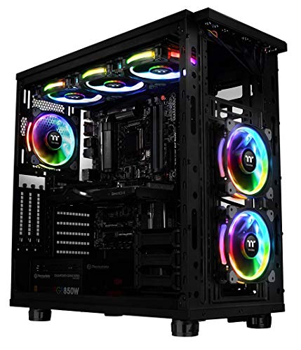 Image of Thermaltake Riing Plus 12 RGB TT Premium Edition 120mm Software Enabled Circular 12 Controllable LED RGB Riing Case /Radiator Fan - Single Pack - CL-F059-PL12SW-A