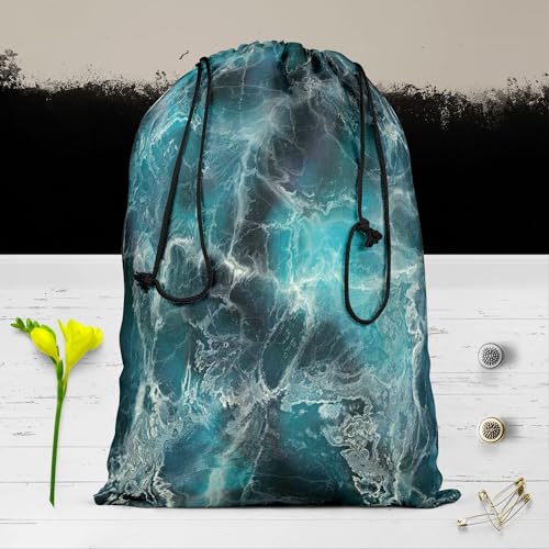 Image of ArtzFolio Abstract Surface D2 | Reusable Sack Bag | Bag for Gym, Storage, Vegetable & Travel