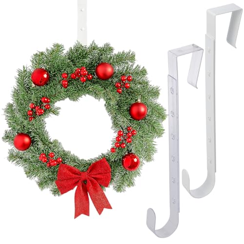 MIJOMA Kranzaufhänger – Türkranzhalter aus Kunststoff – wetterfest &...