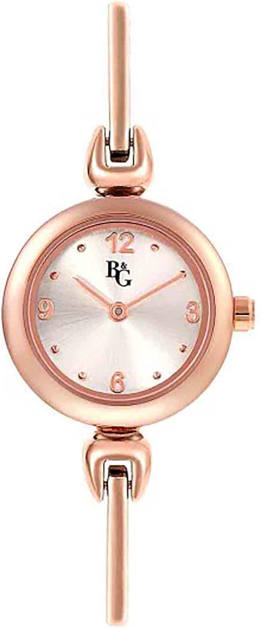 Coffret B\u0026G Montre Femme en Acier Rose et Bracelet - Z0155401 - Cleor