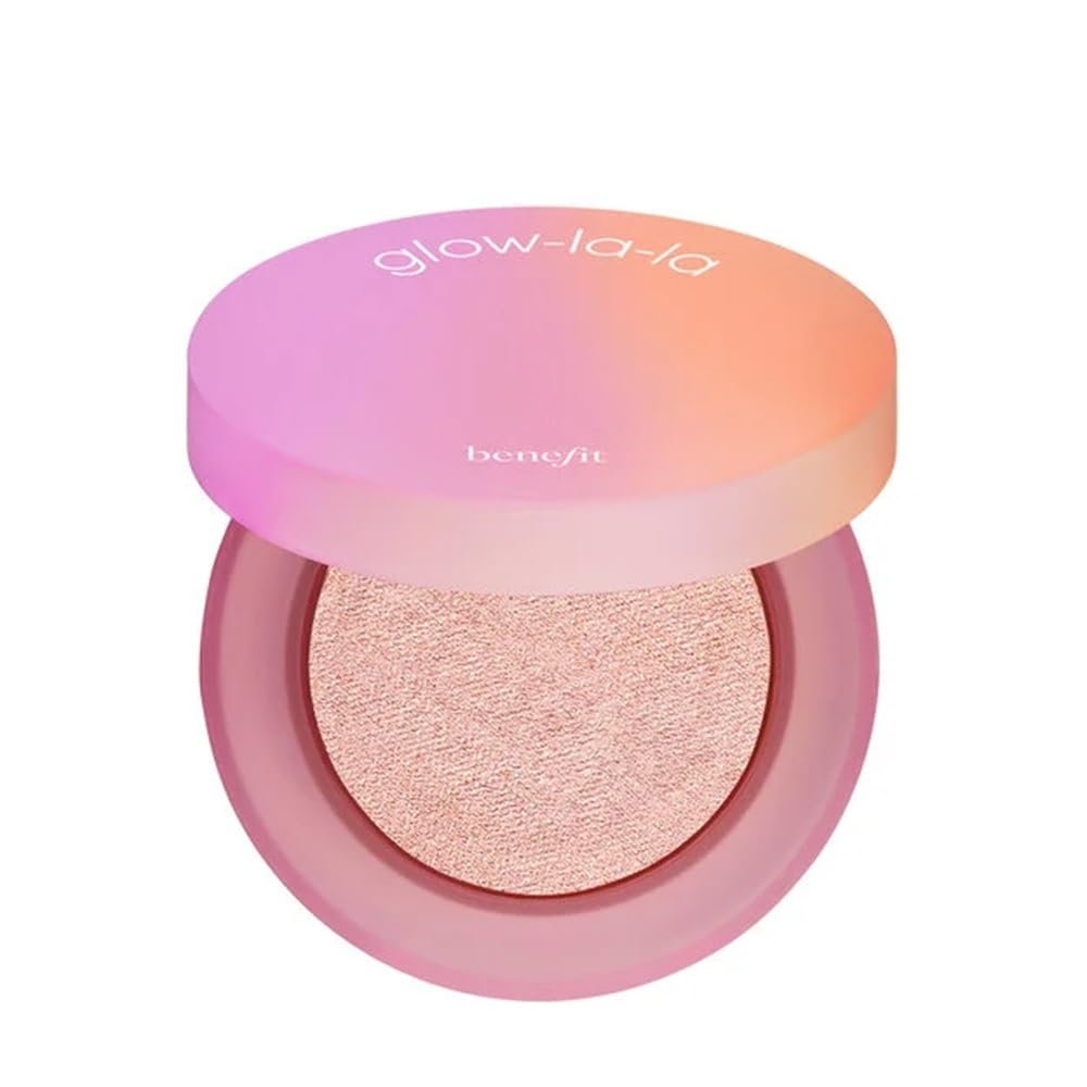 Glow-la-la 3 g Net wt. 0.1 oz. Velvet powder highlighter (Aurora (fair light pink))