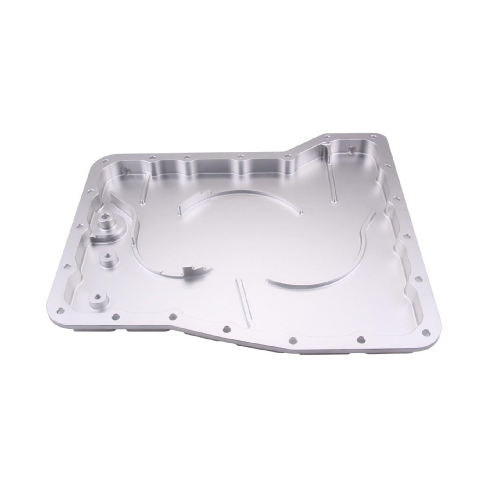 ‌Miska olejowa silnika‌ Miska olejowa skrzyni biegów do modeli 09-17, pasuje do Nissana, pasuje do GTR R35 VR38DET GR6, aluminiowa chłodnica aluminiowa(Silver)