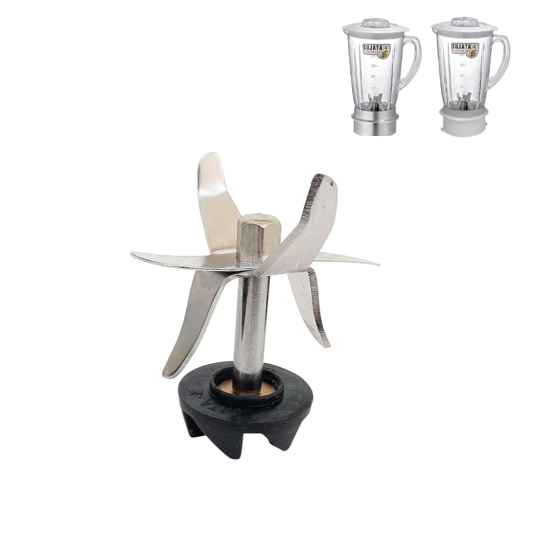 SUJATA Juicer Jar Spare Parts Set | Juicer Mixer Grinder Replacement Parts | Only For Sujata Juice Jar (Blade+Shaft+Nut+Coupler)-image-40