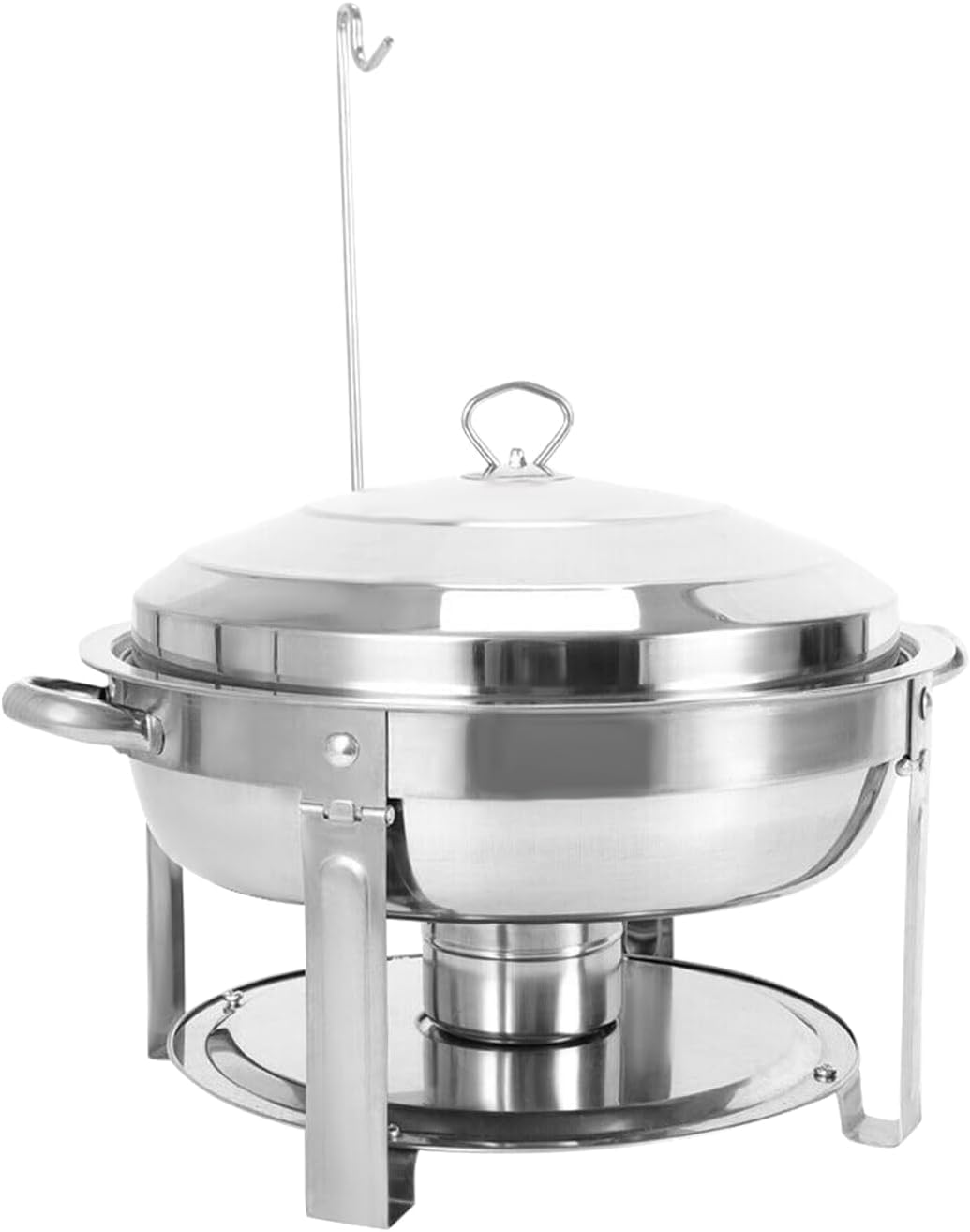 7.5L Acciaio Inossidabile Chafing Dish Buffet Set, in Acciaio Inox Vassoio di Riscaldamento, Chafing Dish Catering Buffet Warmer Set, per Feste, Buffer e scaldavivande con Coperchio Set