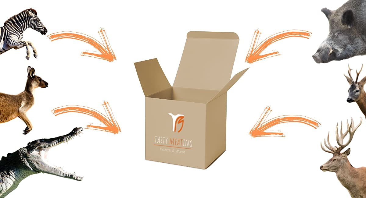 Wild Bratwurst Paket (Hirschbratwurst, Wildschweinbratwurst und Rehbratwurst)