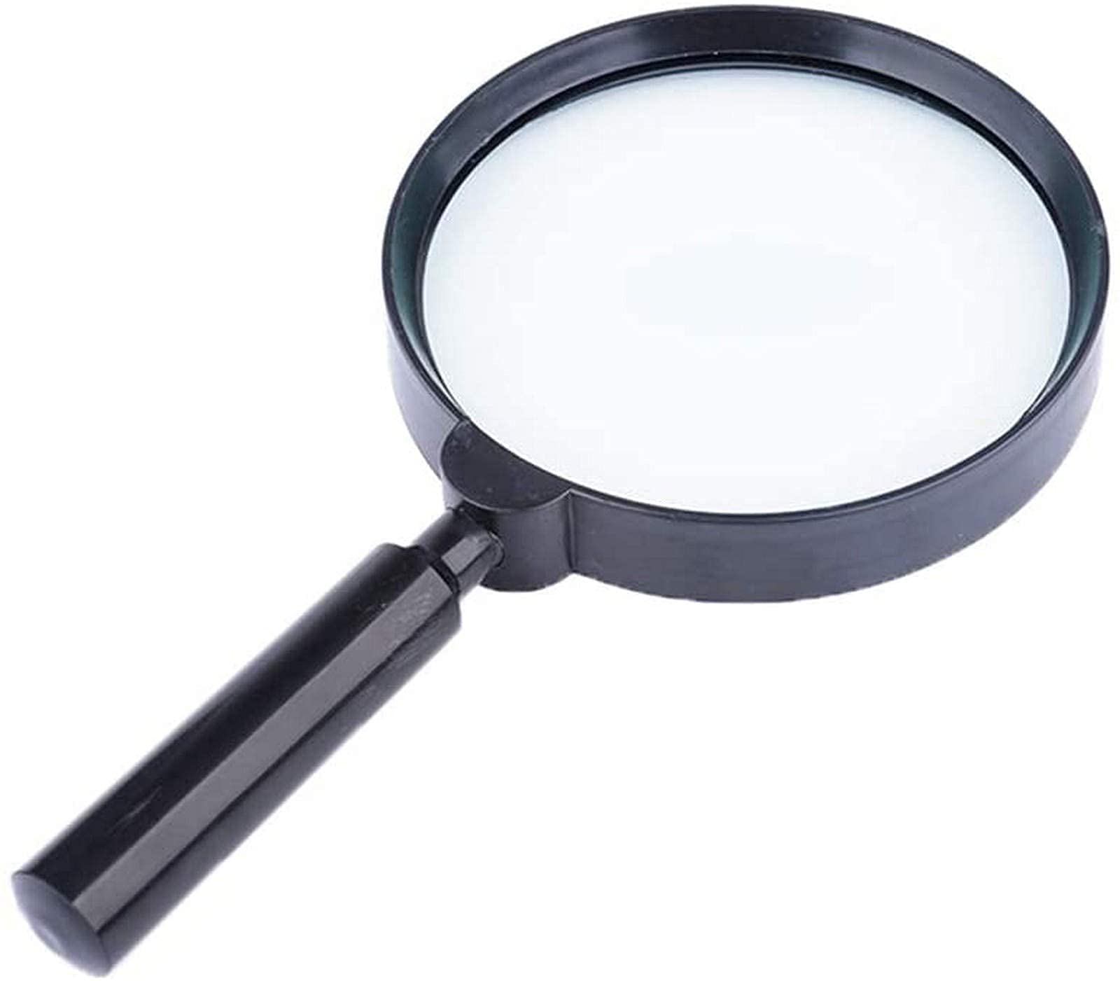 JOZZY Lupa,Lentes de Aumento para Pasatiempos, Lectura Ligero, de Mano, Grande, portátil, de Lectura, sin distorsiones, para Leer, inspeccionar, soldar, Agujas, Reparar, Pasatiempos y C