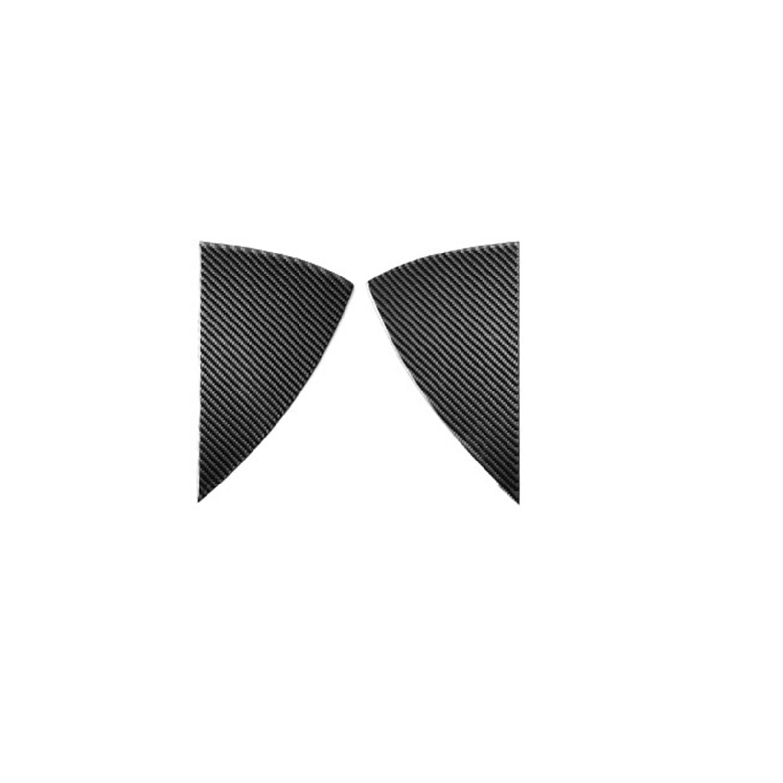 Interior Trim for Tesla for Model Y for Juniper 2025 for Model 3 for Highland Carbon Fiber Car Interior Dashboard Panel Side Sticker Trim Tuning Auto Central Inner(Old Black LHD)