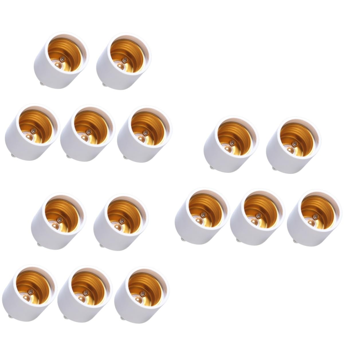 Gadpiparty 3 Set Di Adattatori Per Portalampada A Led Da Gu24 A E26/e27 Convertitore Universale Per Portalampada Design Non Sicuro Per Casa E Ufficio 5 Pezzi*3