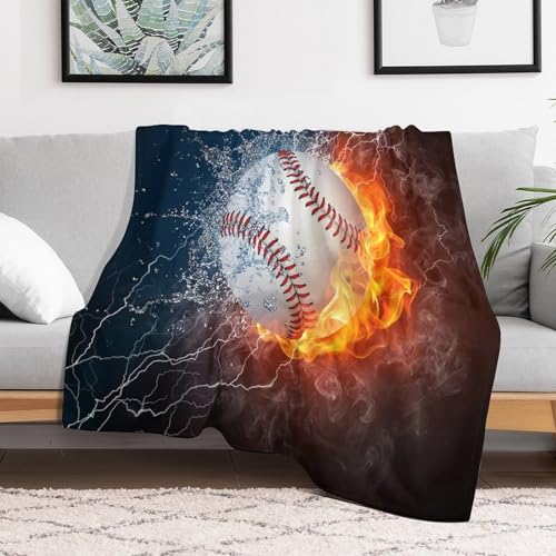Manta de béisbol polar infantil y adulto para cama de cuatro estaciones 3