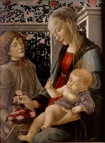 Tableau Botticelli Rencontre avec la Damnée de la pinède, décoration murale chambre 60x90