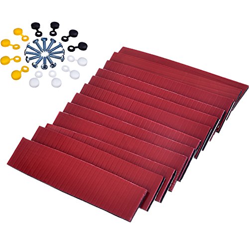 Pangda Doppia Faccia Nastro Schiuma con Vite e Testa per Numero Piatti Auto Licenza Piatti Kit di Fissaggio,12 Set