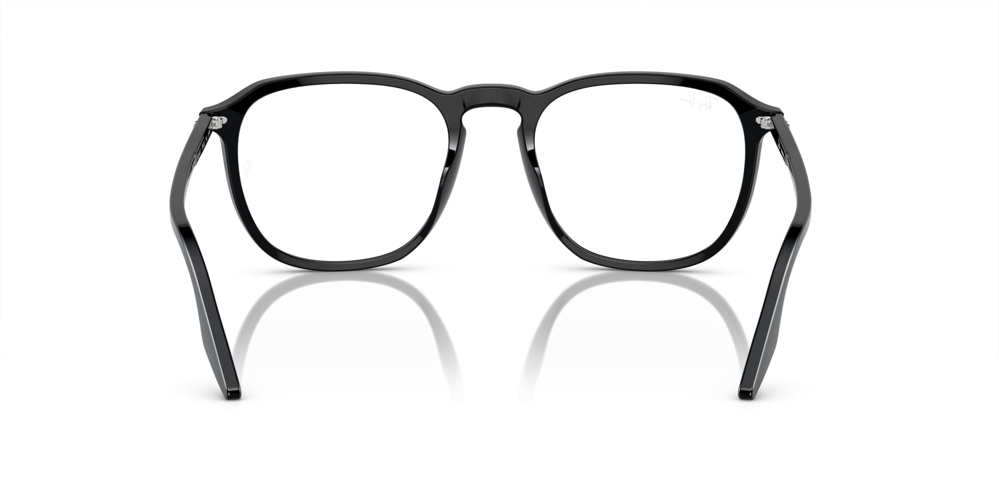 Ray-Ban Unisex Rb2203 kwadratowe okulary przeciwsłoneczne, Czarny/Przejście Przejście do Szafiru, 52 mm