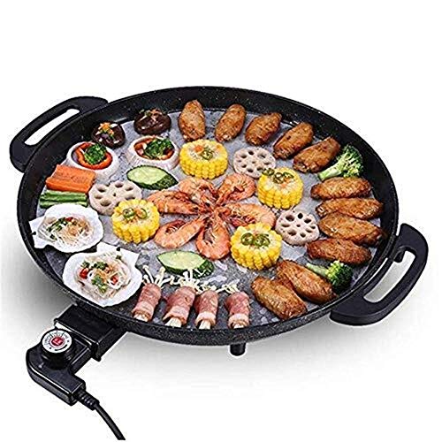 AZHom Teppanyaki Electric Grill Big Teppanyaki Electric Grill - Hot Plate Covered For Cooking Stove -2200w + Pot