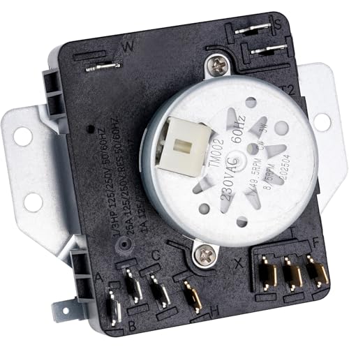Dryer Timer for Maytag MEDC215EW1 Whirlpool WED4815EW1 WED4800XQ0 WED5100VQ1 WED4950HW0 WED4800BQ1 WED5200VQ1 Replacement.