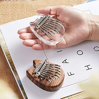 KIKIRon-MusicalInstrument Pouce Piano Mini 8 Touches en Forme de Chat en Acajou/Cristal Transparent Kalimba Thumb Piano… - Les Beatles, Paul McCartney, John Lennon, RIngo Starr, George Harrison KIKIRon-MusicalInstrument Pouce Piano Mini 8 Touches en Forme de Chat en Acajou/Cristal Transparent Kalimba Thumb Piano… – Image 3