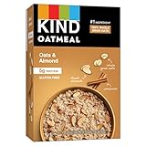 KIND Oatmeal, Oats & Almond, Gluten Free, Low Sugar, Individual Packets, 30 Count