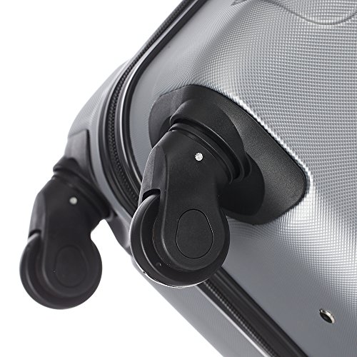 Goujxcy Suitcase,Luggage Sets 3 Piece Suitcase Spinner Travel Carry Eco-friendly Expandable with Password Lock Lightweight Durable4