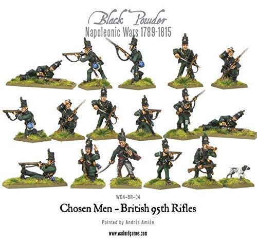 Warlord Games Chosen Men British 95th Rifles - 28mm Scale Metal Miniatures for Black Powder Highly Detailed Napoleonic Era Miniatures - Image 3