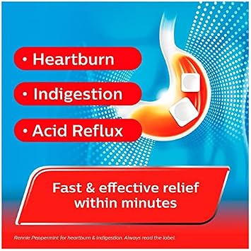 Rennie Peppermint 24 Tablets