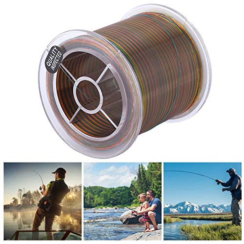 Qqmora 500 m Angelschnur, hochfeste Angelschnur, bunt, flexibel zum Angeln – Bild 3
