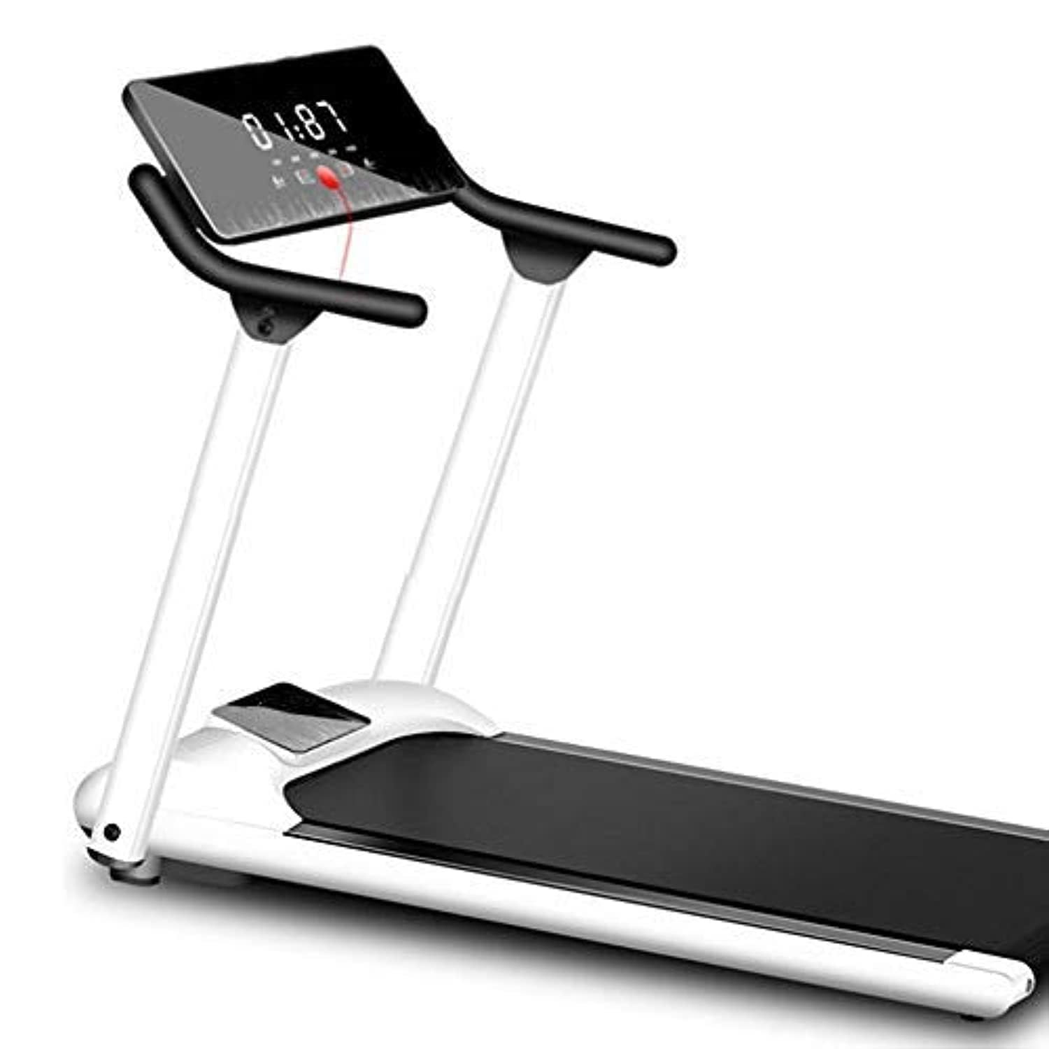 COOLBABY Folding Treadmill Electric Motorized Power Fitness Running Machine Multi-Function Training Equipment with LED Display Walking Pad for Home Office