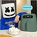 CRUX x Marshmello 3.0 QT Digital Air Fryer with TurboCrisp Technology, Touch Screen Temperature Control, Timer and Auto Shut-off, Fully Programmable, Silicone Cupcake Molds Included, Olive