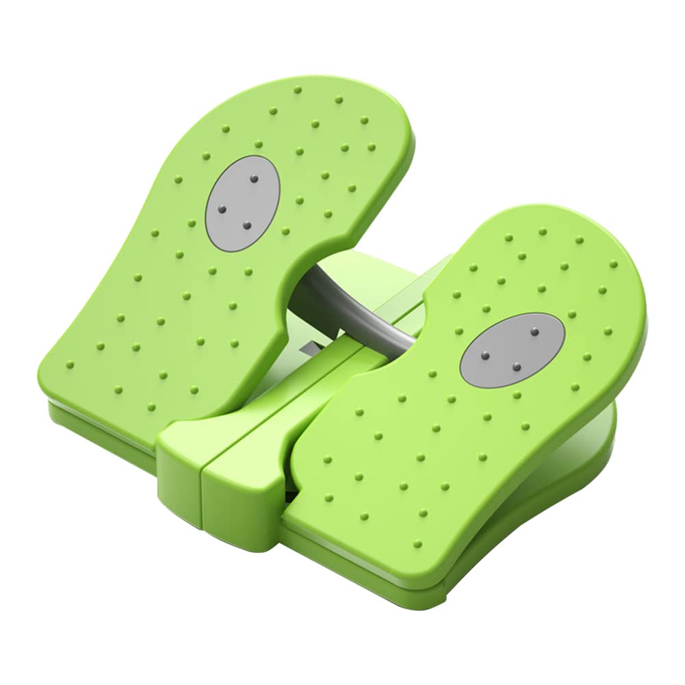 Otbushit Mini Stepper Foldable Portable Under Desk Stepper Non-slip Ergonomic Pedal Exerciser 100N Resistance