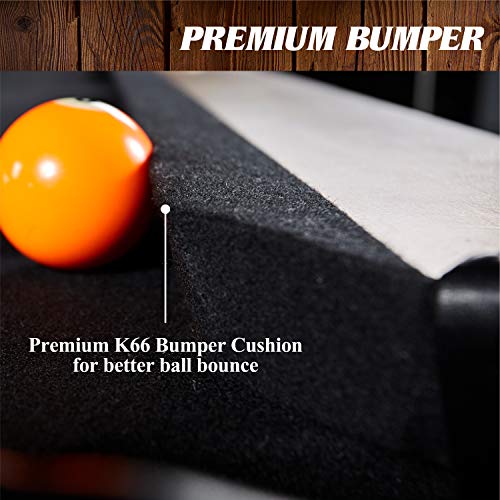 Barrington Billiards 8' Urban Drop Pocket Table With Pool Ball And Cue Stick Set #TOP4