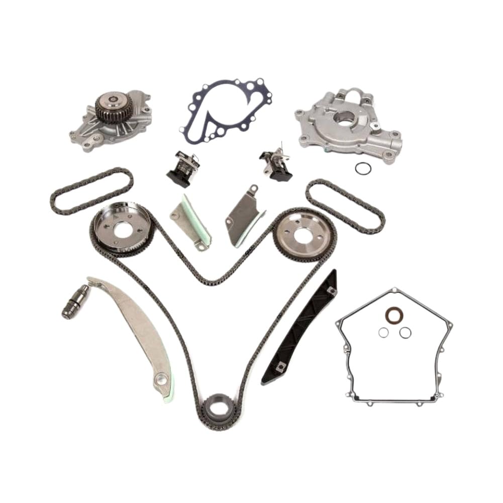 Kit Catena Distribuzione Con Guarnizione Coperchio Pompa Acqua E Pompa Olio Per Motore Benzina V6 2.7 L Compatibile Con 300 2.7L 2008 4892349AA